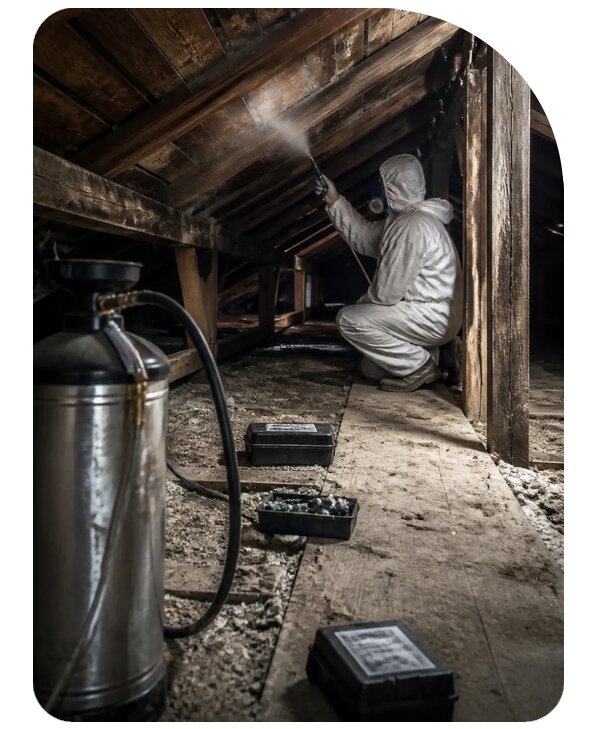 Профессиональная дезинсекция чердака в Устях-Илимске по цене от 5200 р. | Сенат-Сть